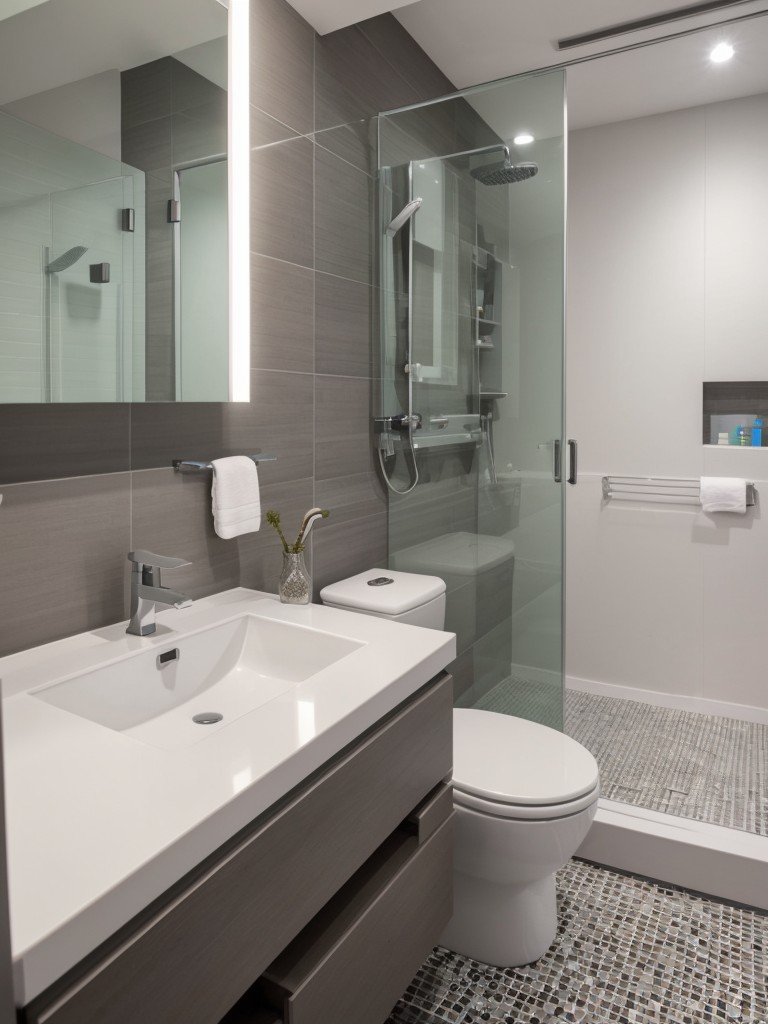 contemporary-bathroom-ideas-bold-colors-geometric-patterns-sleek-high-tech-fixtures-like-touchscreen-mirror