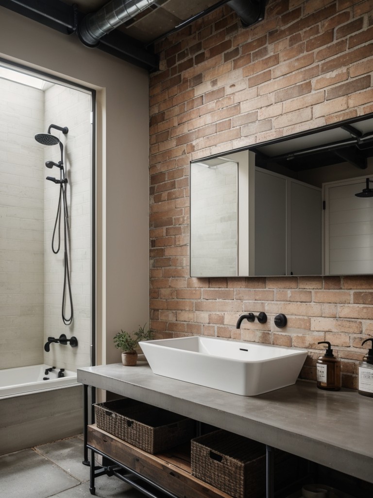 industrial-bathroom-ideas-exposed-brick-concrete-walls-metal-accents-modern-factory-inspired-design