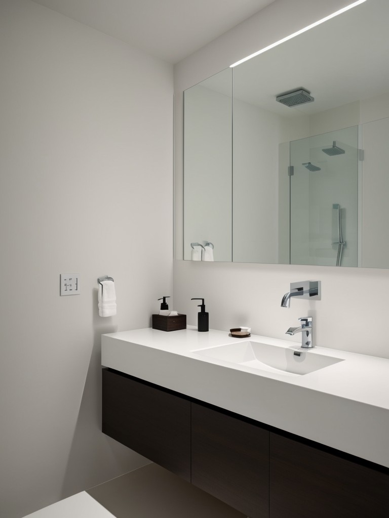 minimalist-bathroom-ideas-highlighting-simplicity-sleek-surfaces-clutter-free-aesthetic-incorporating-floating-vanities-wall-mounted-faucets-hidden-st