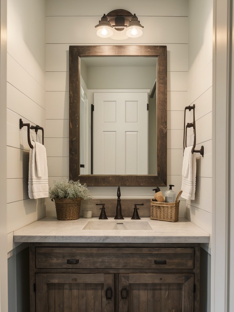 farmhouse-bathroom-designs-charming-rustic-aesthetic-incorporating-elements-like-farmhouse-style-vanity-shiplap-walls-wicker-storage-baskets