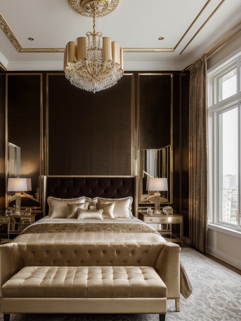 glamorous-bedroom-design-luxurious-fabrics-velvet-textures-metallic-accents-to-create-sophisticated-glamorous-space