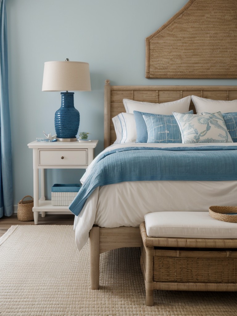 coastal-inspired-bedroom-design-soothing-blue-hues-nautical-accents-natural-textures-like-seagrass-rattan