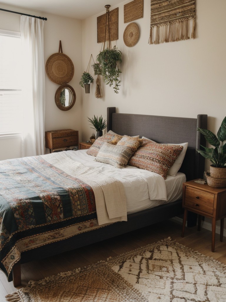 eclectic-boho-inspired-bedroom-ideas-mix-patterns-textures-global-inspired-decor-pieces
