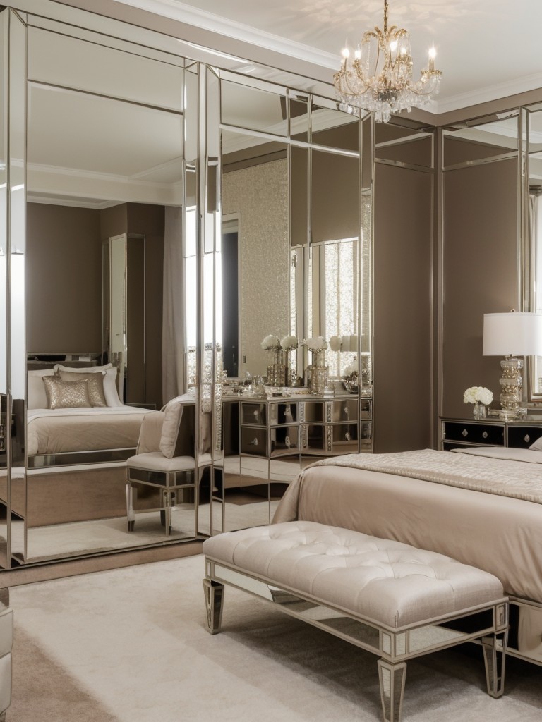 glamorous-hollywood-inspired-bedroom-ideas-mirrored-furniture-metallic-accents-plush-fabrics-touch-elegance