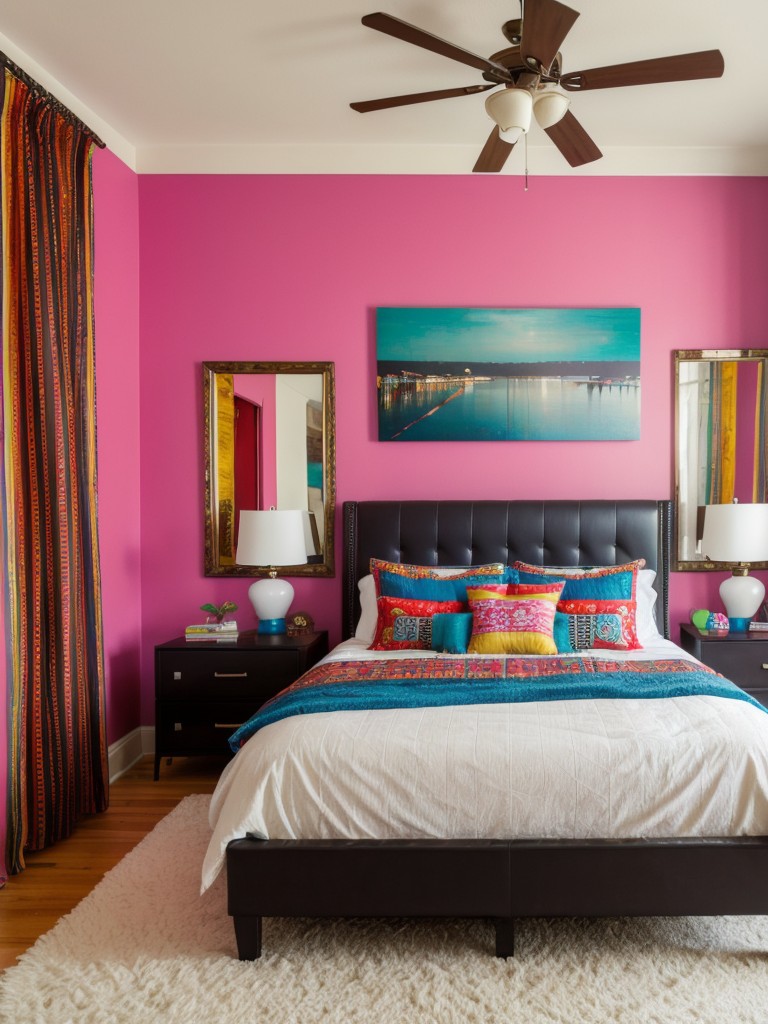 eclectic-bedroom-ideas-mix-different-decor-styles-bold-colors-quirky-details-unique-vibrant-space