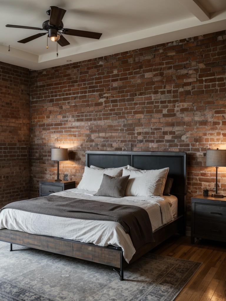 industrial-bedroom-ideas-exposed-brick-walls-metal-accents-raw-finishes-cool-edgy-style