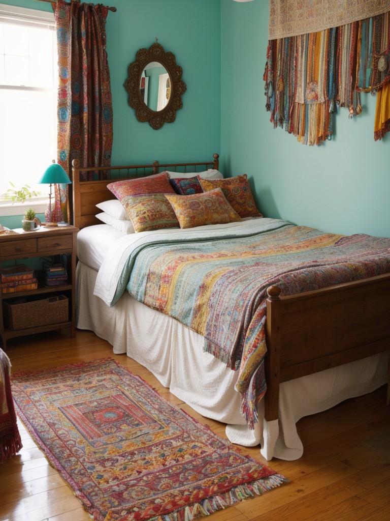 bohemian-inspired-bedroom-ideas-vibrant-colors-layered-textiles-eclectic-decor