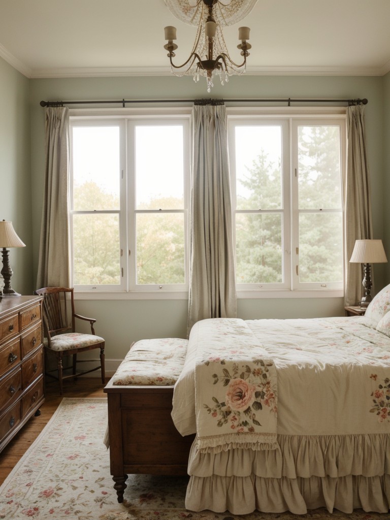 vintage-inspired-bedroom-ideas-antique-furniture-soft-floral-prints-delicate-accents-timeless-romantic-feel