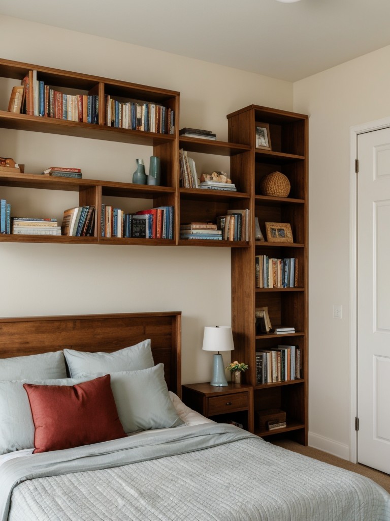 install-bookshelf-above-bed-to-keep-books-other-items-within-easy-reach