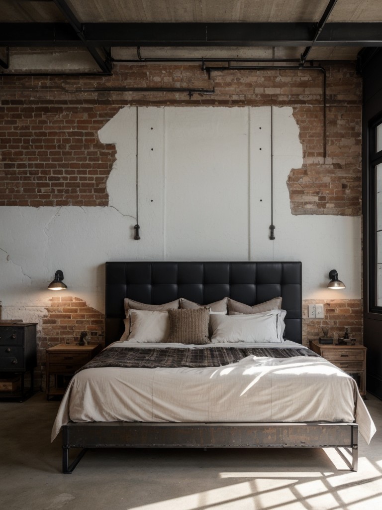 industrial-bedroom-ideas-exposed-brick-walls-metal-accents-raw-unfinished-materials-combining-utilitarian-design-vintage-industrial-elements-trendy-ed