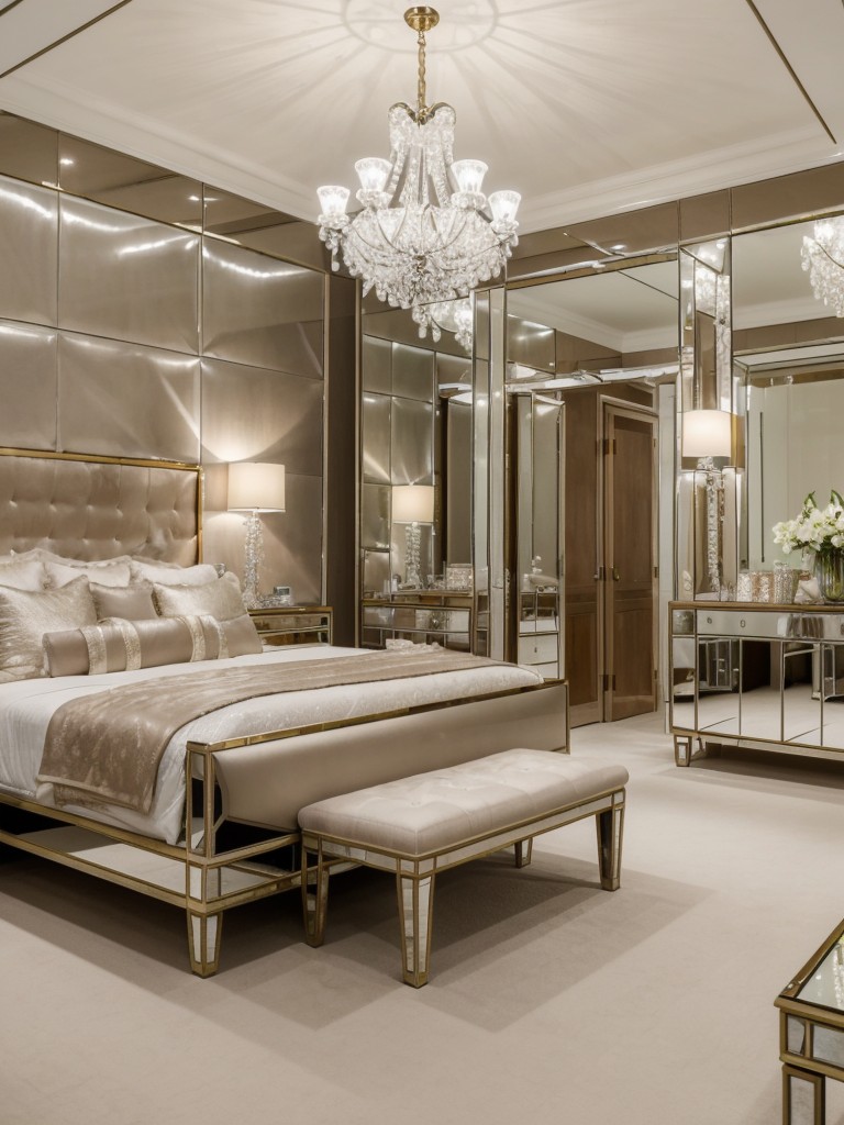 glamorous-bedroom-ideas-mirrored-furniture-crystal-accents-metallic-finishes-touch-opulence
