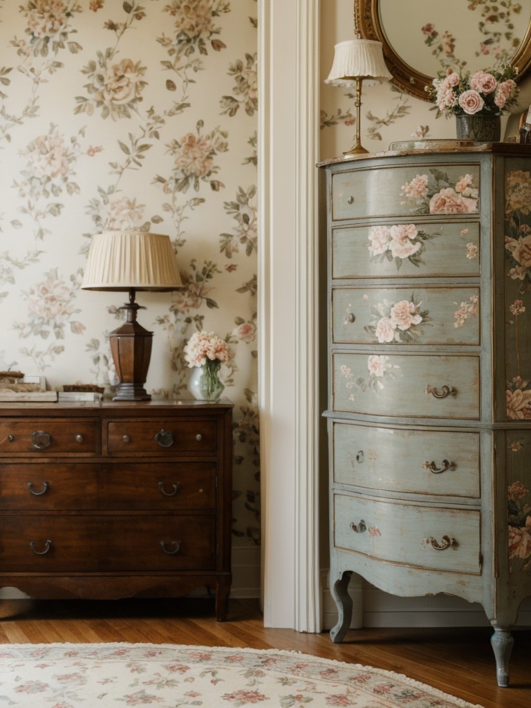 vintage-bedroom-ideas-antique-furniture-floral-patterns-vintage-inspired-decor