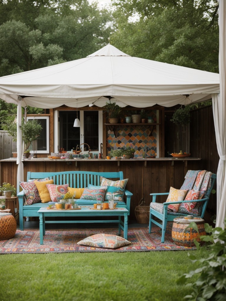 bohemian-backyard-ideas-featuring-vibrant-colors-mismatched-furniture-eclectic-patterns-whimsical-outdoor-space