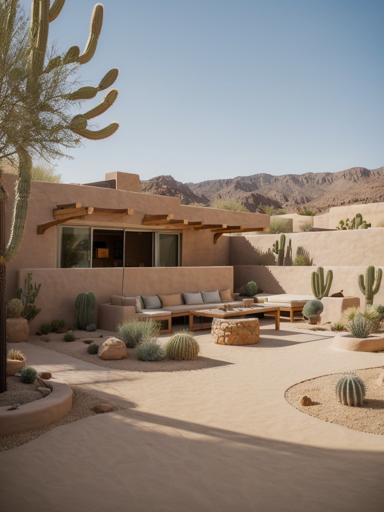 desert-inspired-backyard-ideas-cacti-sand-colored-decor-cozy-seating-areas-desert-oasis-right-your-own-backyard