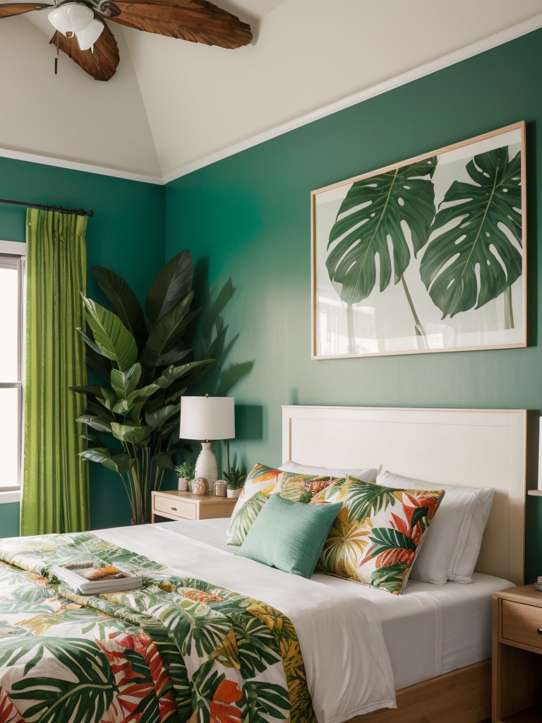 tropical-inspired-bedroom-ideas-bold-prints-tropical-plants-natural-materials-vibrant-relaxing-oasis