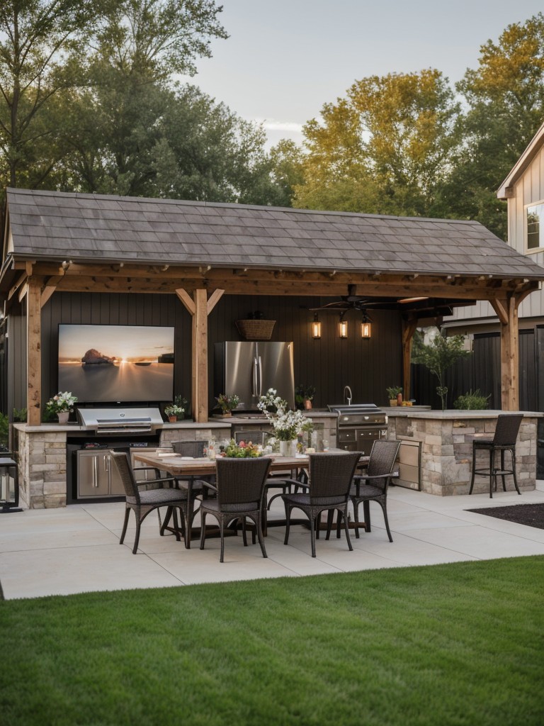backyard-entertainment-ideas-hosting-memorable-gatherings-including-built-outdoor-kitchen-spacious-dining-area-outdoor-movie-screen