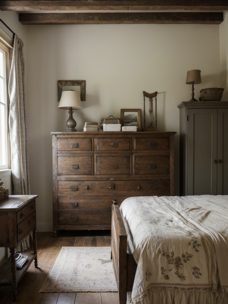 farmhouse-bedroom-ideas-vintage-accents-distressed-furniture-cozy-textiles-timeless-charming-countryside-feel