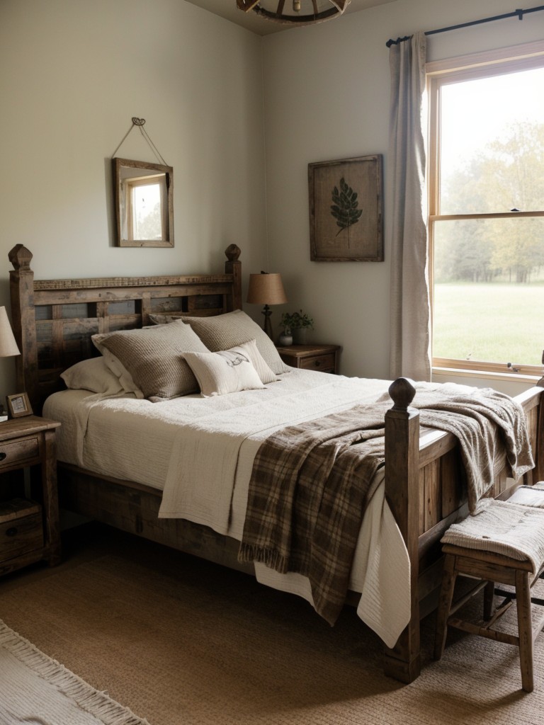 rustic-farmhouse-bedroom-ideas-distressed-wood-furniture-cozy-textiles-vintage-accents-charming-cozy-country-feel