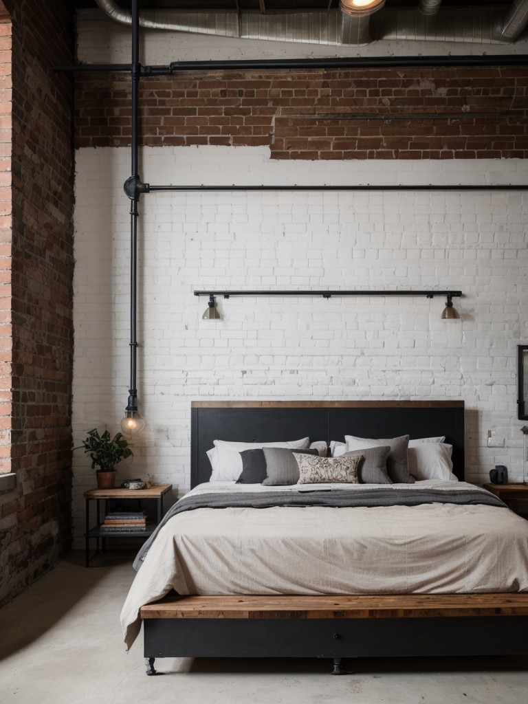 industrial-bedroom-ideas-exposed-brick-walls-metal-accents-raw-unfinished-materials-trendy-urban-look