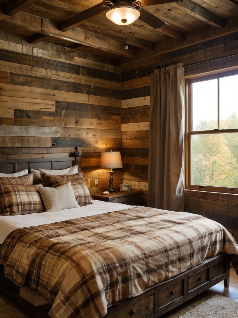 rustic-bedroom-ideas-reclaimed-wood-furniture-cozy-plaid-textiles-warm-earth-tones-warm-inviting-space