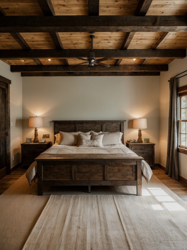 rustic-bedroom-ideas-exposed-wood-beams-cozy-textiles-vintage-decor-warm-inviting-ambiance