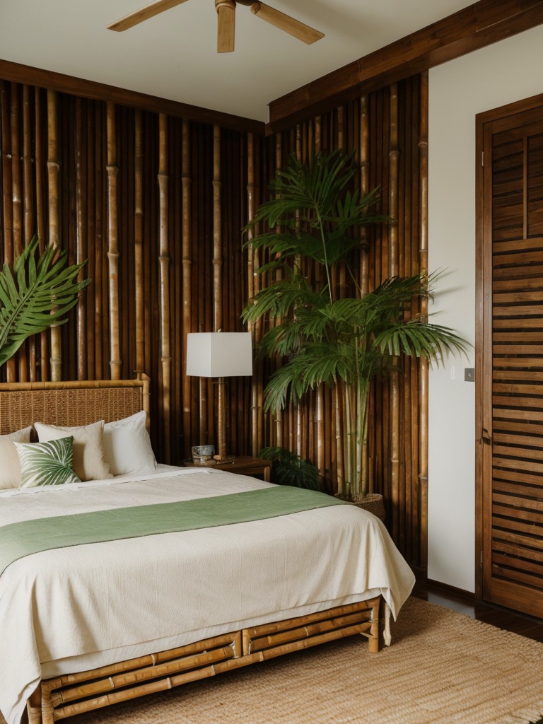 tropical-bedroom-ideas-tropical-color-scheme-botanical-prints-natural-materials-like-bamboo-jute