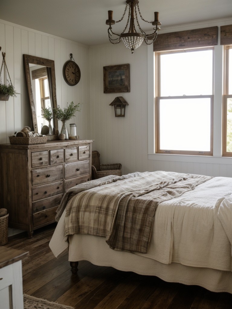 farmhouse-style-bedroom-ideas-distressed-wooden-furniture-vintage-accessories-cozy-country-inspired-vibe