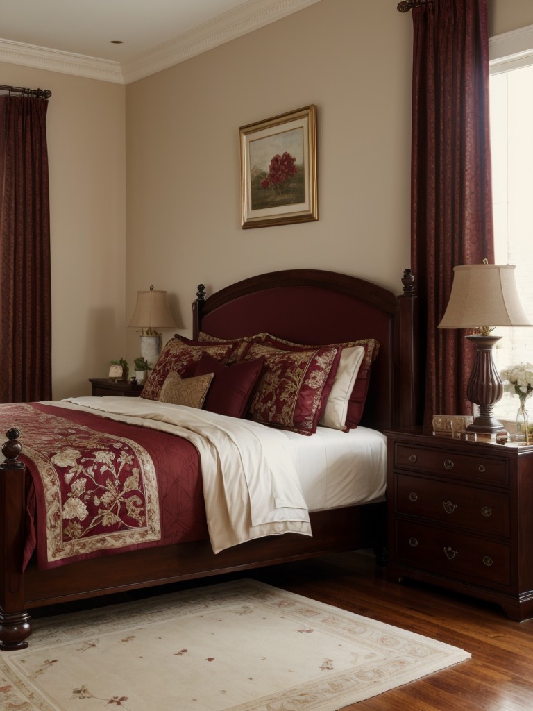 traditional-bedroom-design-ideas-elegant-furniture-classic-patterns-regal-color-schemes-like-burgundy-gold