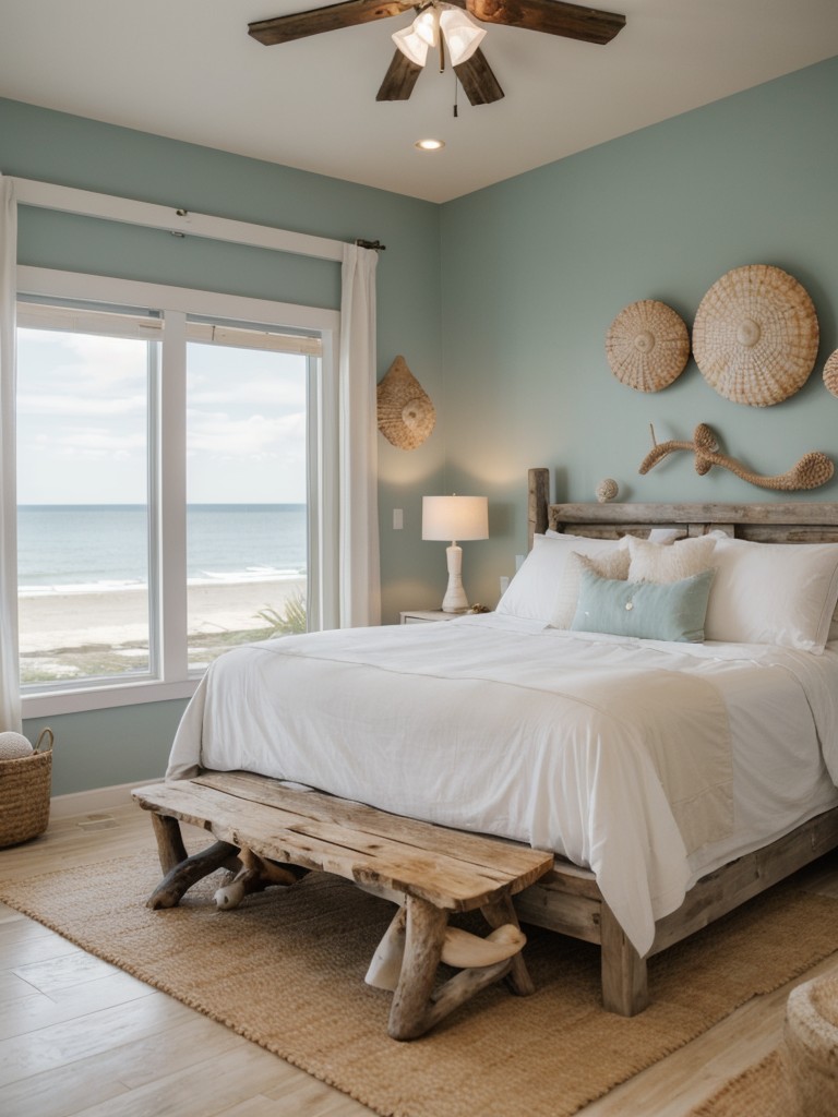 incorporate-seashells-driftwood-natural-textures-beachy-bedroom-look