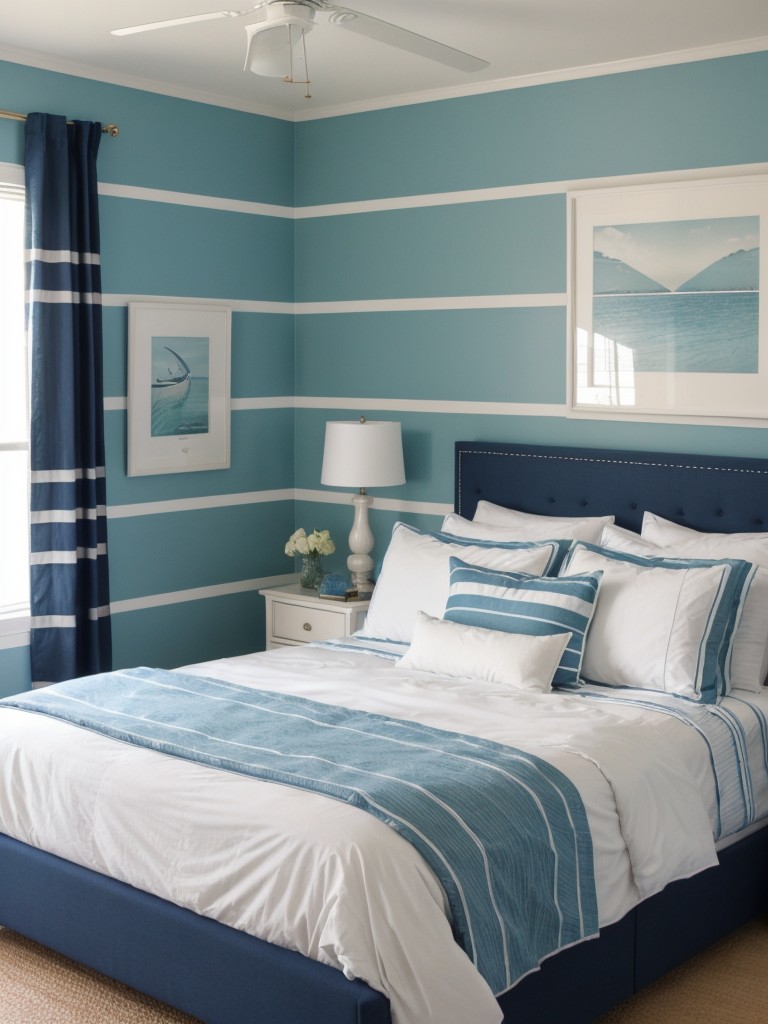 nautical-inspired-bedroom-decor-ideas-anchors-stripes-ocean-inspired-hues