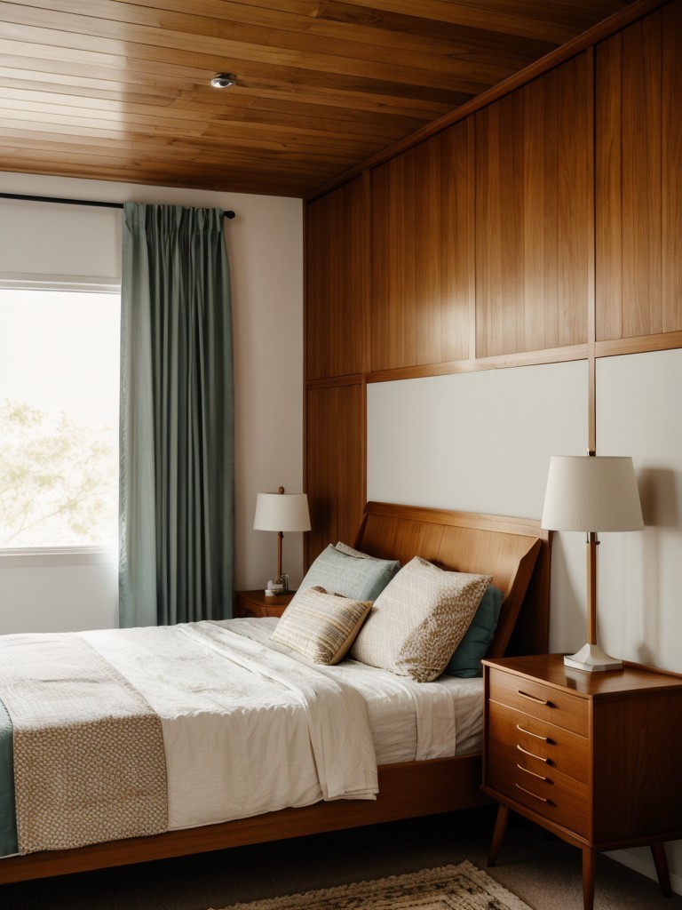 mid-century-modern-bedroom-ideas-retro-elements-clean-lines-using-vintage-light-fixtures-geometric-patterns-teak-furniture
