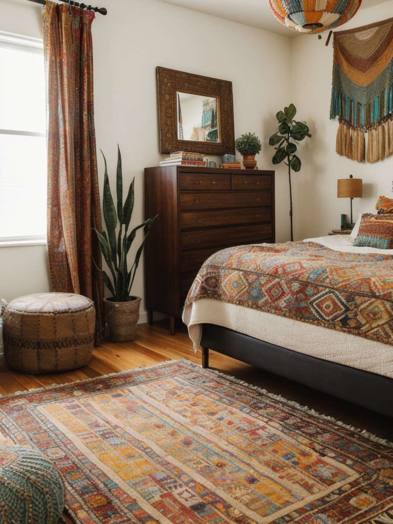 eclectic-boho-chic-bedroom-ideas-that-embrace-mix-patterns-colors-textures-to-create-vibrant-unique-space-incorporate-global-inspired-decor-colorful-r