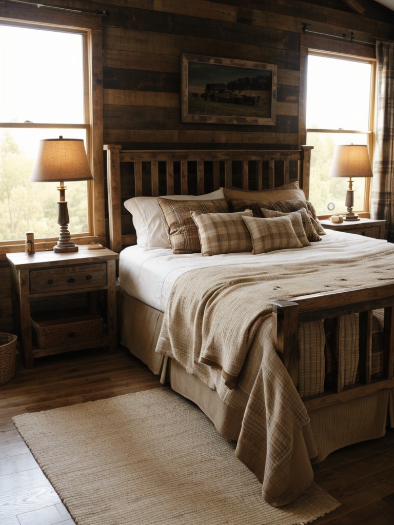 rustic-farmhouse-bedroom-ideas-cozy-inviting-feel-incorporating-natural-materials-distressed-wood-finishes-vintage-inspired-decor-use-warm-earthy-tone