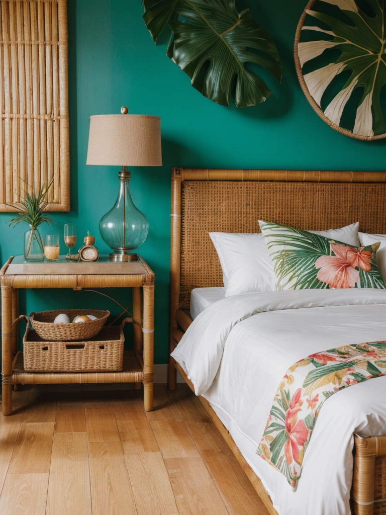 tropical-bedroom-ideas-vibrant-tropical-prints-rattan-furniture-natural-textures-bringing-touch-paradise-into-your-home