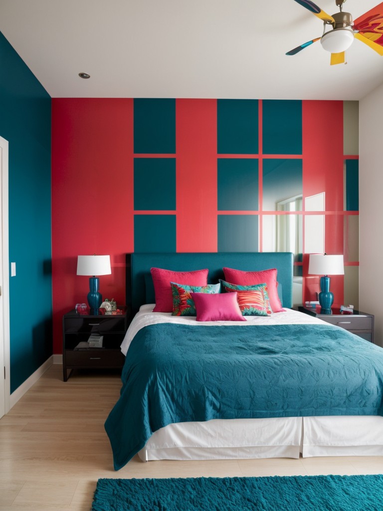 bold-vibrant-bedroom-ideas-vivid-colors-statement-wallpaper-unconventional-elements-lively-energetic-space