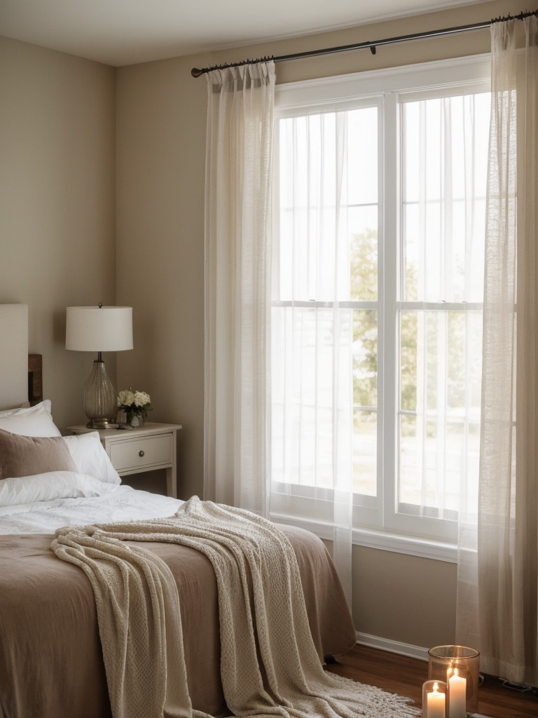 using-candles-sheer-curtains-plush-throws