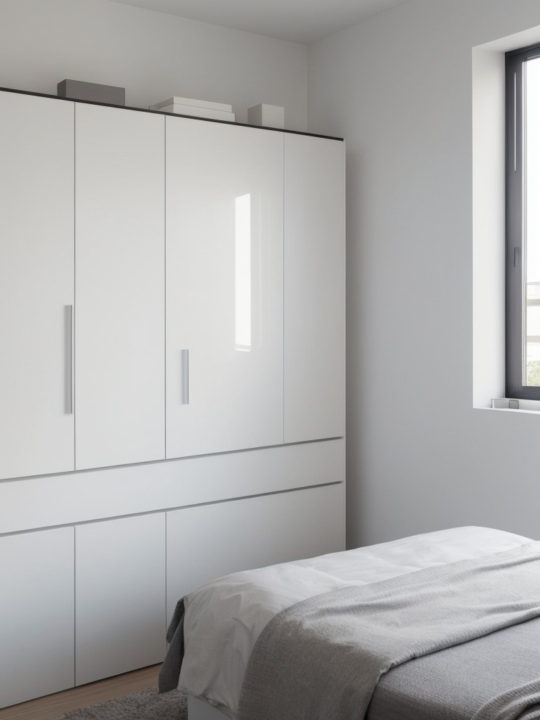 minimalist-bedroom-ideas-sleek-simple-furniture-monochromatic-color-scheme-using-built-storage-solutions-minimalist-artwork