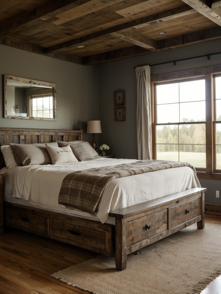 farmhouse-bedroom-ideas-rustic-charm-distressed-wood-furniture-vintage-accents-cozy-inviting-aesthetic