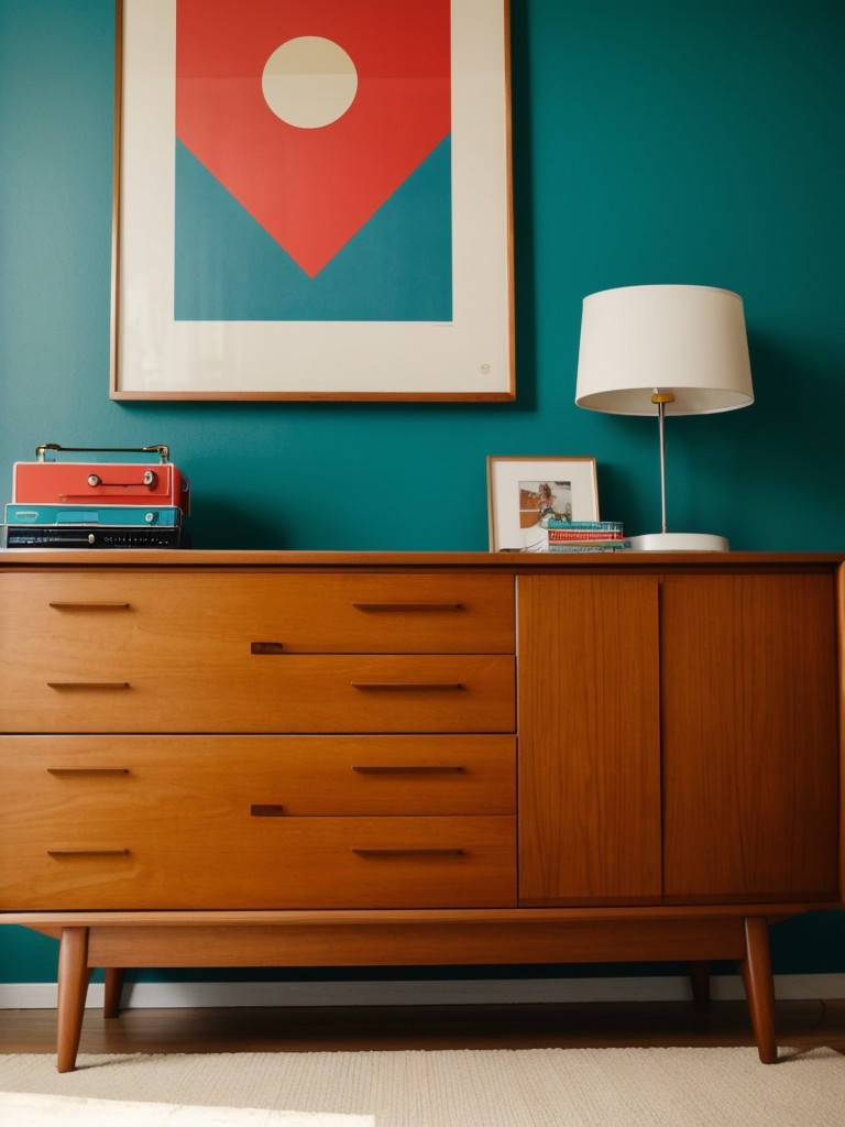 mid-century-modern-bedroom-ideas-retro-aesthetics-sleek-furniture-bold-pops-color-vintage-inspired-space