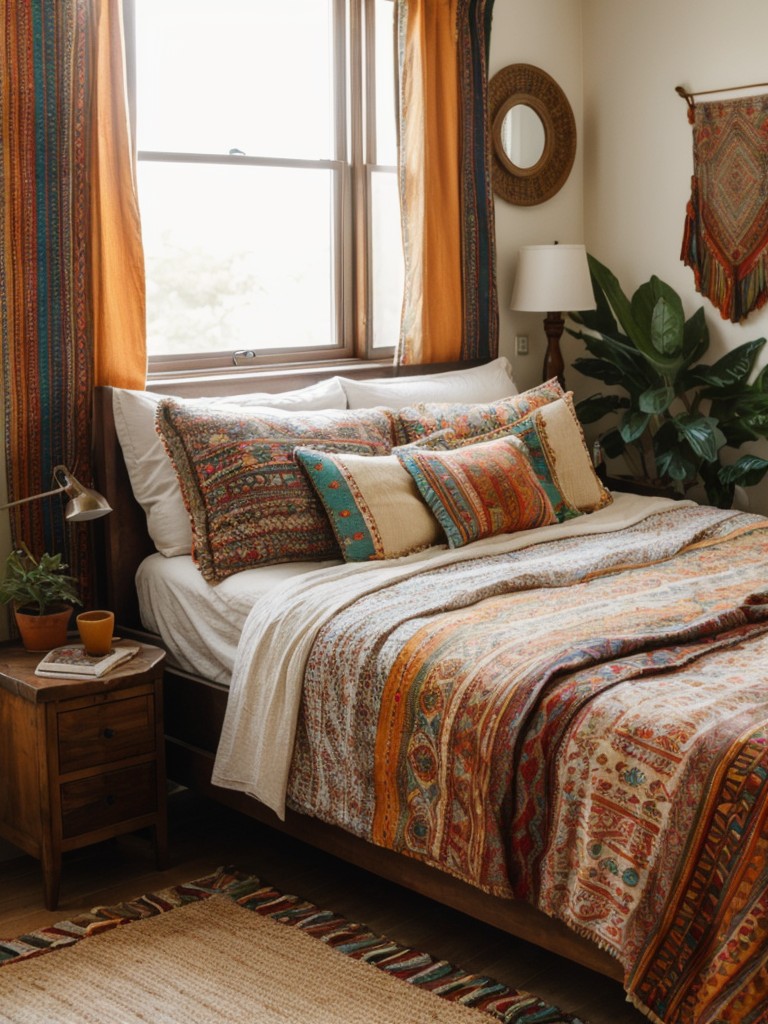 bohemian-bedroom-ideas-vibrant-colors-eclectic-patterns-natural-elements-free-spirited-cozy-vibe