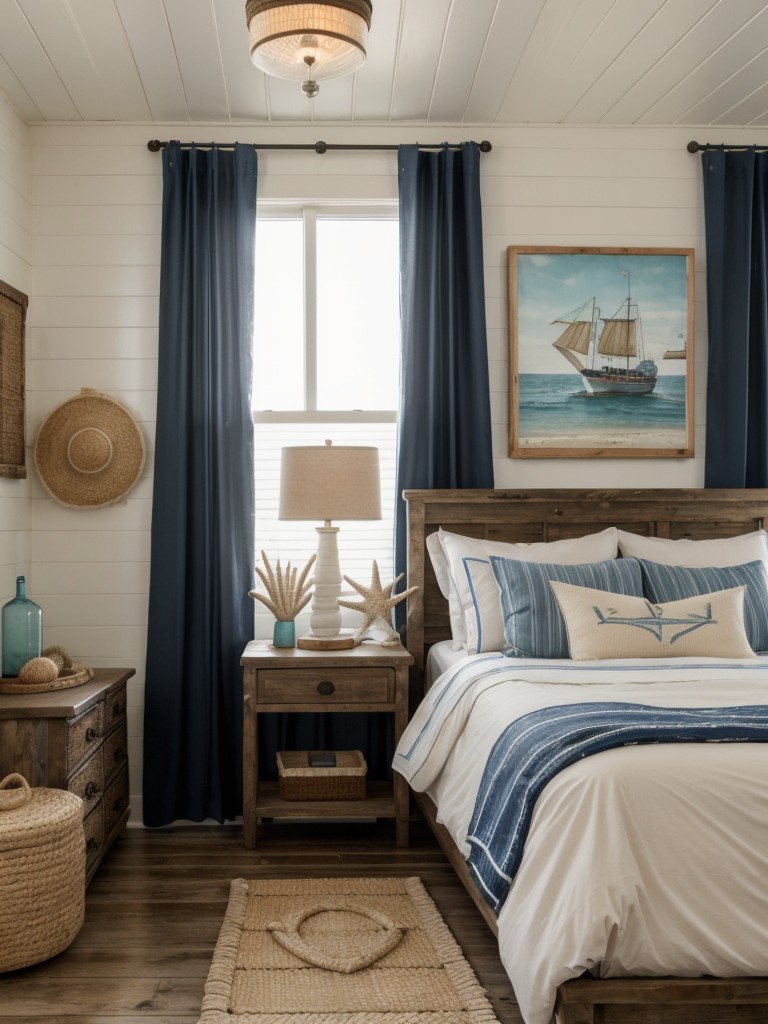 nautical-themed-bedroom-ideas-coastal-color-palette-striped-patterns-maritime-decor-incorporate-elements-like-rope-accents-weathered-wood-seashell-col