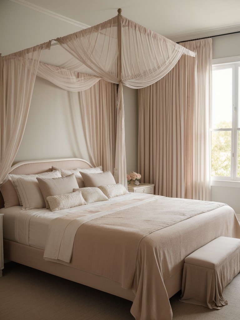 romantic-bedroom-designs-soft-pastel-hues-sheer-curtains-luxurious-canopy-bed