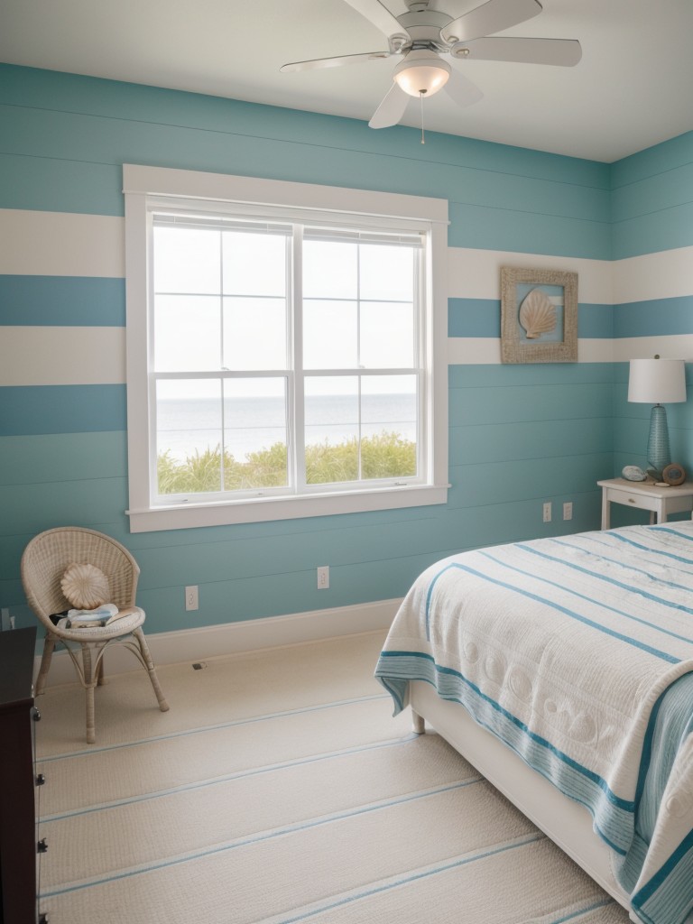 nautical-bedroom-ideas-coastal-inspired-colors-seashell-decor-striped-patterns