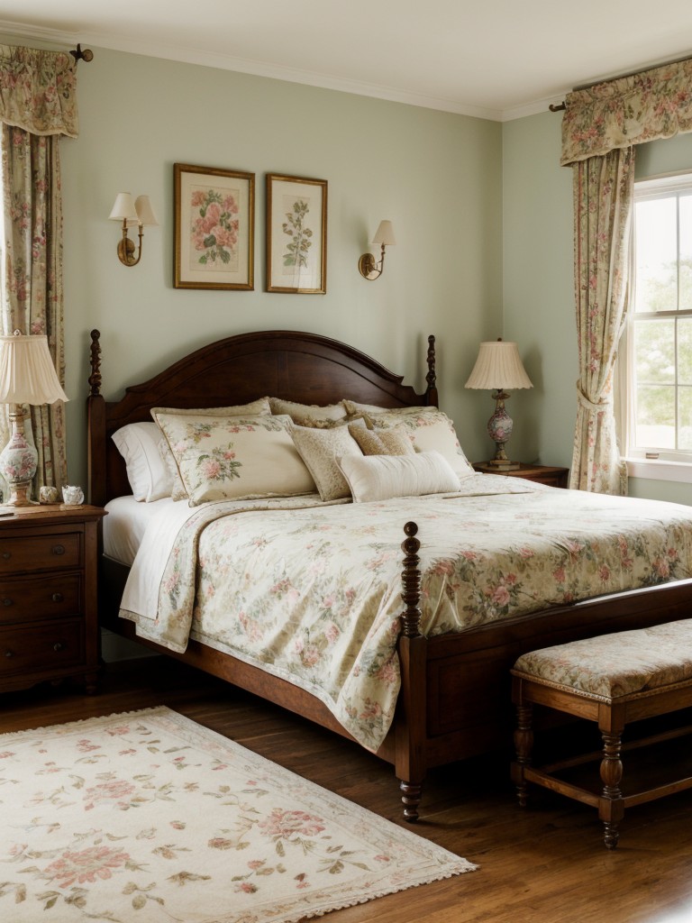 vintage-bedroom-ideas-antique-pieces-floral-patterns-charming-old-world-aesthetic