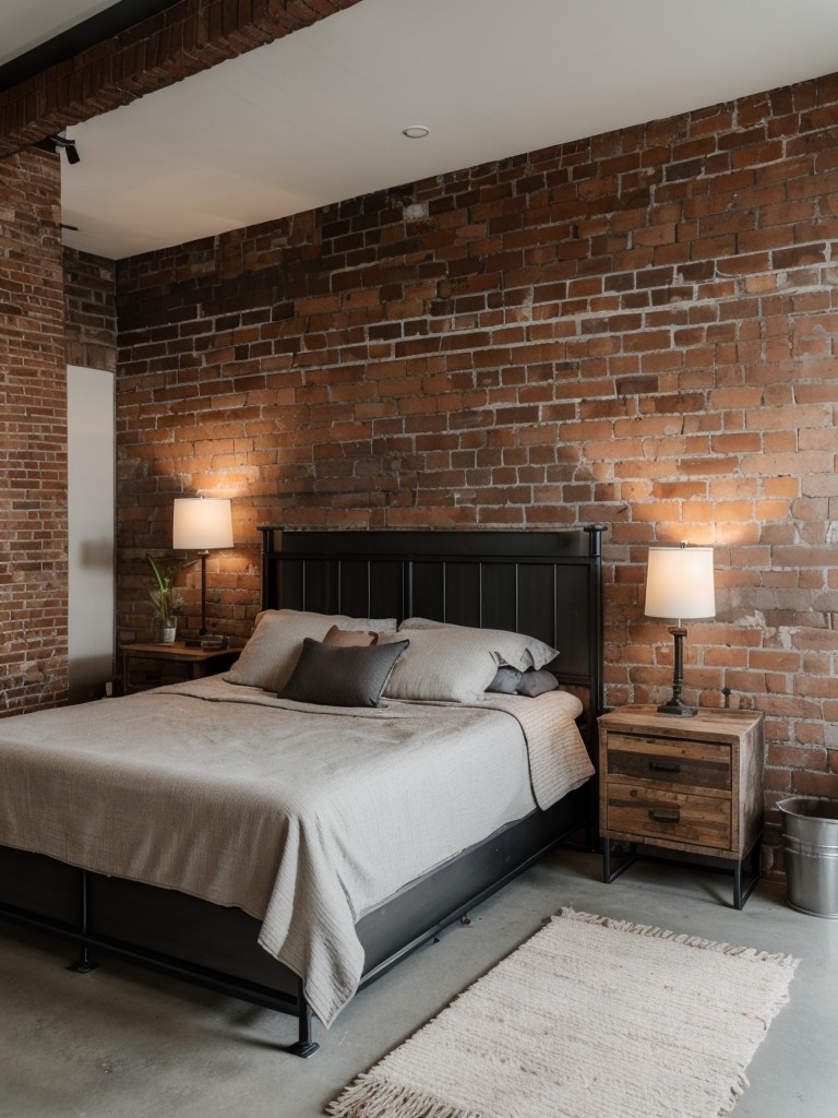 industrial-bedroom-ideas-raw-edgy-aesthetic-featuring-exposed-brick-walls-metal-accents-reclaimed-wood-furniture