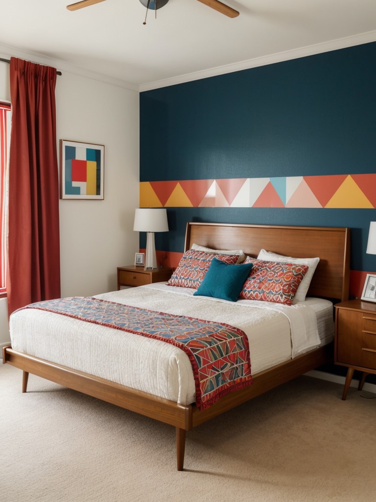 mid-century-modern-bedroom-ideas-retro-vibe-incorporating-iconic-furniture-pieces-geometric-patterns-bold-pops-color