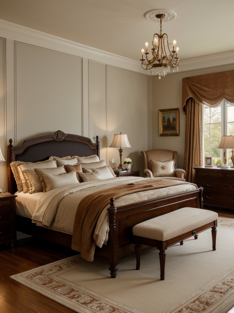 traditional-bedroom-ideas-elegant-furniture-pieces-ornate-details-warm-color-scheme-to-create-classic-timeless-look