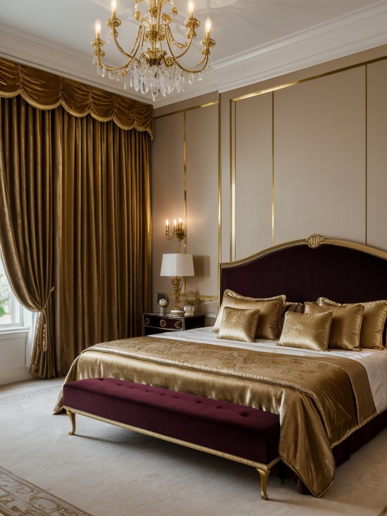 luxurious-bedroom-ideas-glamorous-opulent-design-featuring-rich-fabrics-plush-bedding-elegant-lighting-fixtures-incorporating-velvet-drapes-gold-accen