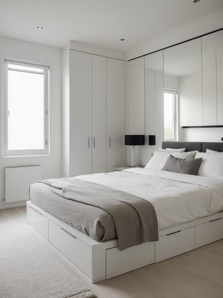 minimalist-bedroom-ideas-neutral-color-scheme-sleek-furniture-clean-uncluttered-lines-utilizing-hidden-storage-solutions-simple-monochromatic-decor