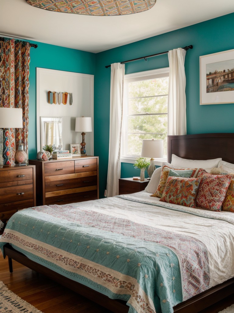 eclectic-bedroom-design-mix-patterns-colors-styles-unique-personality-filled-space